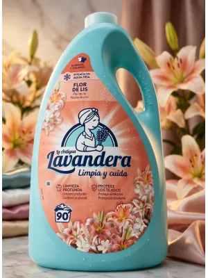 LAVANDERA Гель для стирки универсальный парфюмированный Flor De Lis. Испания