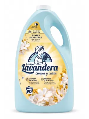 LAVANDERA Гель для стирки универсальный парфюмированный Flores Silvestres. Испания