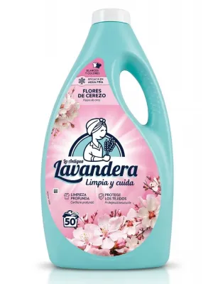 LAVANDERA Гель для стирки универсальный парфюмированный Flor De Cerezo. Испания