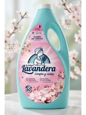 LAVANDERA Гель для стирки универсальный парфюмированный Flor De Cerezo. Испания
