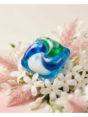 LAVANDERA Капсулы для стирки белья Flores De Cerezoс кондиционером и пятновыводителем 46шт*22г / Лавандер / Испания