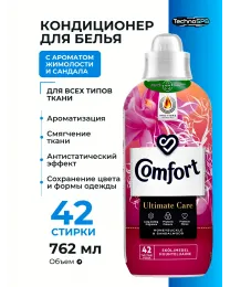 Кондиционер для белья Comfort жимолость и сандал, 762 мл, Финляндия 