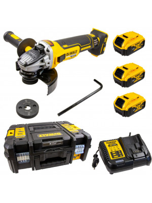 Аккумуляторная болгарка DEWALT DCG405P3-QW