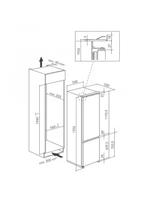 Холодильник KitchenAid, KCBCS 20600