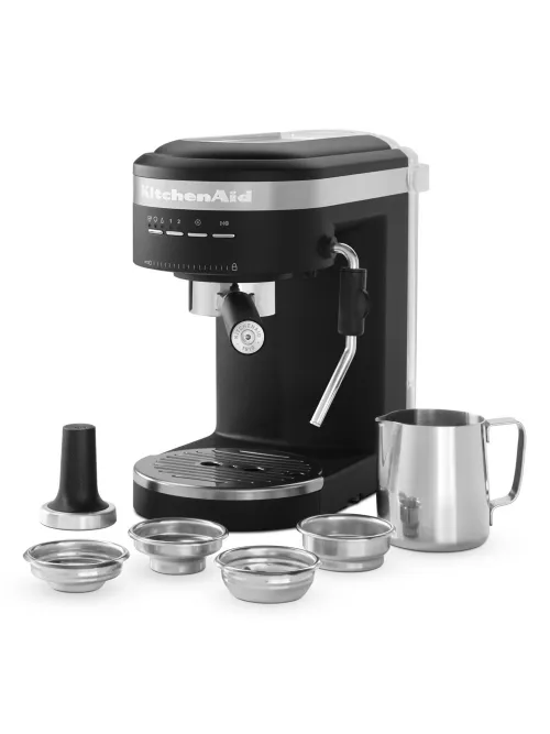 Кофеварка эспрессо KitchenAid, матовый черный, 5KES6403EBM