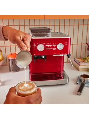 Полуавтоматическая эспрессо-машина KitchenAid 5KES6551ECA, карамельное яблоко
