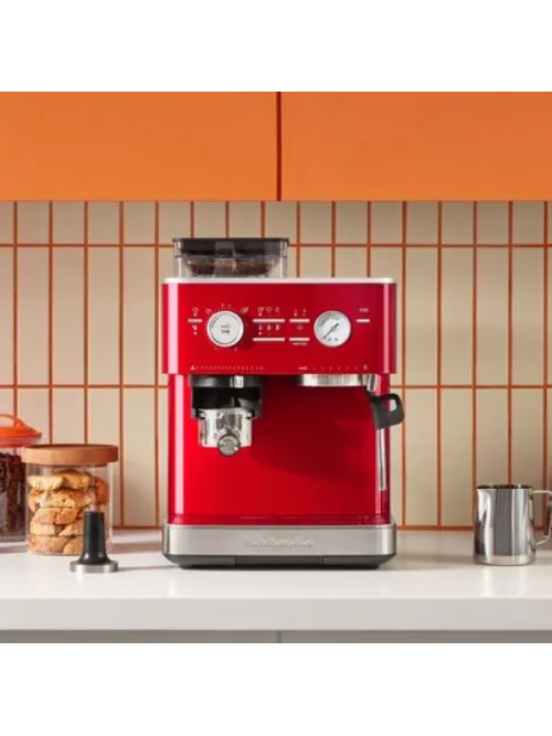 Полуавтоматическая эспрессо-машина KitchenAid 5KES6551ECA, карамельное яблоко