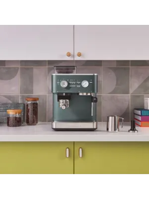 Полуавтоматическая эспрессо-машина KitchenAid 5KES6551EJP, темно-зеленый