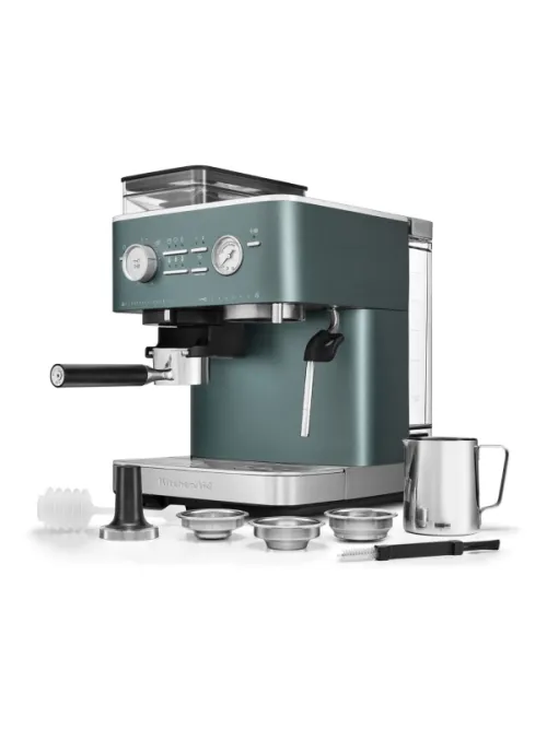 Полуавтоматическая эспрессо-машина KitchenAid 5KES6551EJP, темно-зеленый