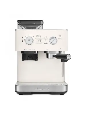 Полуавтоматическая эспрессо-машина KitchenAid 5KES6551EPL, фарфоровый белый