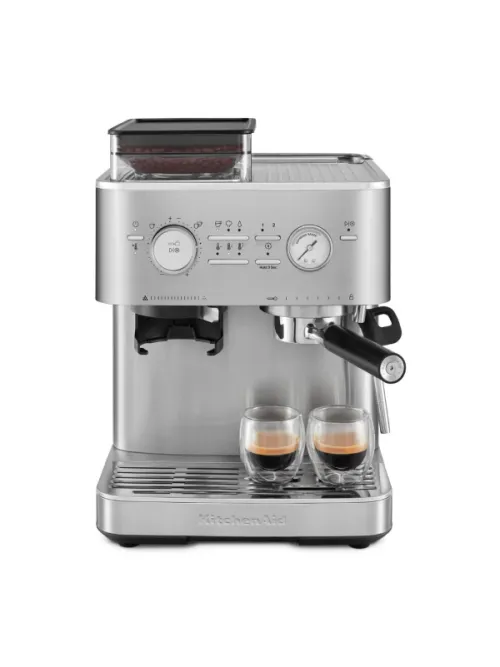 Полуавтоматическая эспрессо-машина KitchenAid 5KES6551ESX, нержавеющая сталь