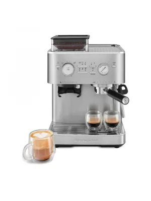 Полуавтоматическая эспрессо-машина KitchenAid 5KES6551ESX, нержавеющая сталь