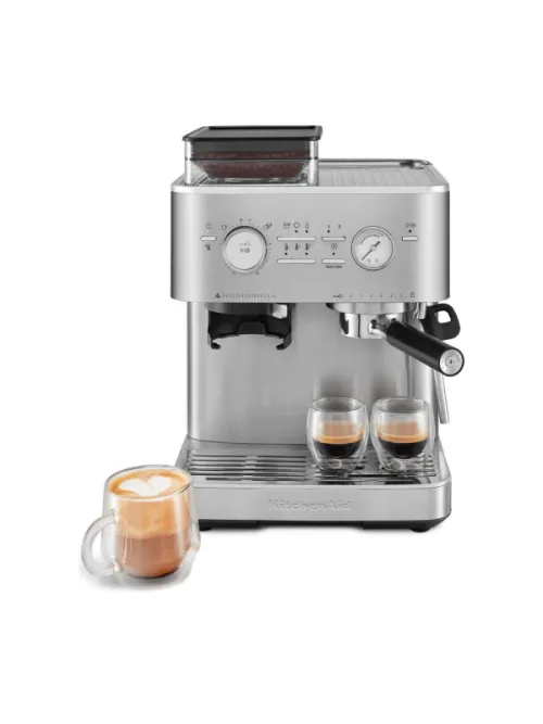 Полуавтоматическая эспрессо-машина KitchenAid 5KES6551ESX, нержавеющая сталь
