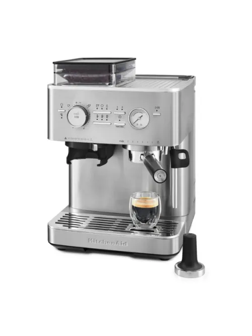 Полуавтоматическая эспрессо-машина KitchenAid 5KES6551ESX, нержавеющая сталь