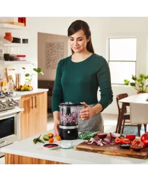 Беспроводной мини-комбайн KitchenAid 1.2 Л, матовый черный, 5KFCB519EBM