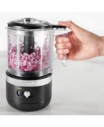 Беспроводной мини-комбайн KitchenAid 1.2 Л, матовый черный, 5KFCB519EBM