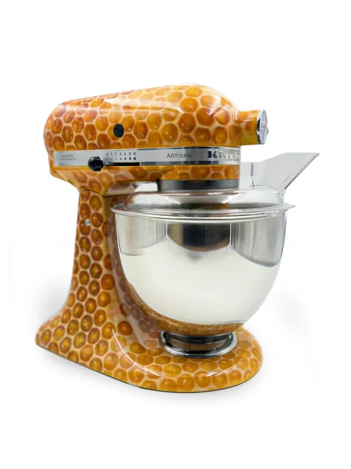 Арт-миксер KitchenAid ARTISAN Premium Design 4.8 л, медовые соты, 5KSM175