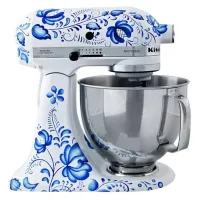 Арт-миксер KitchenAid ARTISAN Premium Design 4.8 л, гжель, 5KSM175PSEGZH Арт-миксер KitchenAid ARTISAN Premium Design 4.8 л, гжель, 5KSM175PSEGZH
