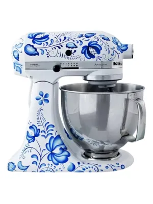 Арт-миксер KitchenAid ARTISAN Premium Design 4.8 л, гжель, 5KSM175PSEGZH