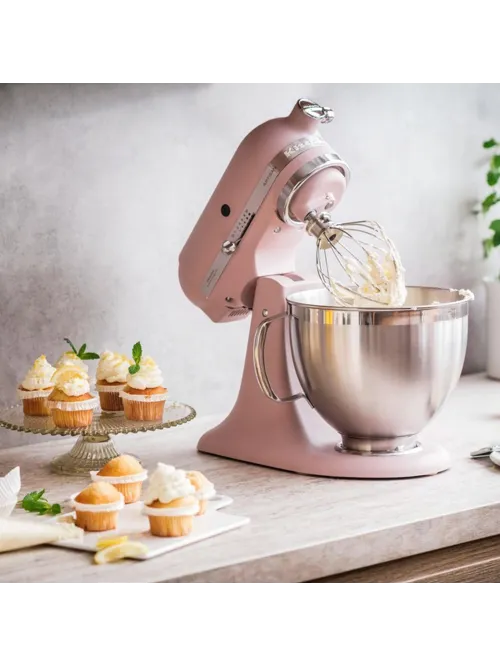 Планетарный Миксер KitchenAid ARTISAN 4.8 л, розовый пух, 5KSM185PSEFT