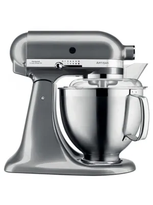 Планетарный Миксер KitchenAid ARTISAN 4.8 л, серебряный медальон, 5KSM185PSEMS