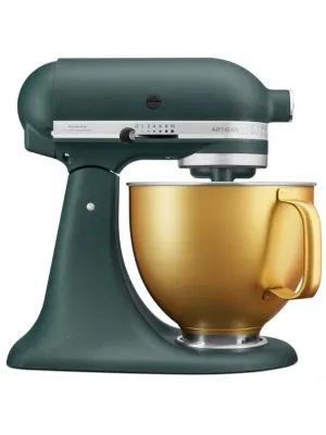 Планетарный миксер KITCHENAID ARTISAN 4.8 Л, пальмовый с золотой чашей, 5KSM156VGEPP