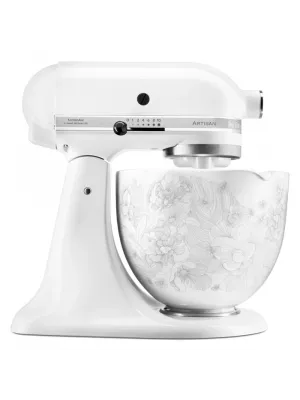 Планетарный миксер KITCHENAID ARTISAN 4.8 Л, белый, 5KSM156WFEHW