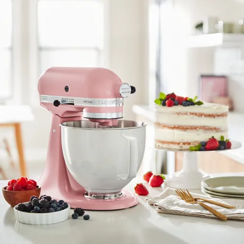 Планетарный миксер KITCHENAID ARTISAN 4.8 Л, сушеная роза, 5KSM156WPEDR