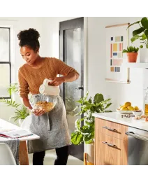 Беспроводной ручной миксер KitchenAid, кремовый, 5KHMB732EAC