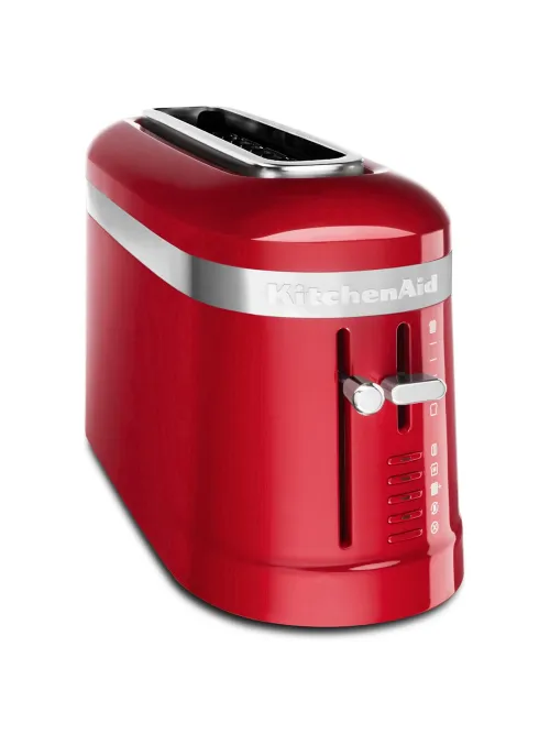 Тостер KitchenAid на 2 тоста (1 длинный слот) Design, красный, 5KMT3115EER