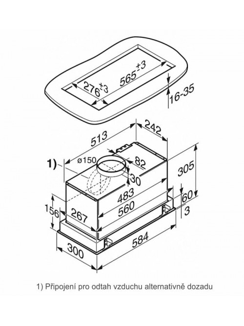 Встраиваемая вытяжка Miele DA 2668, сталь